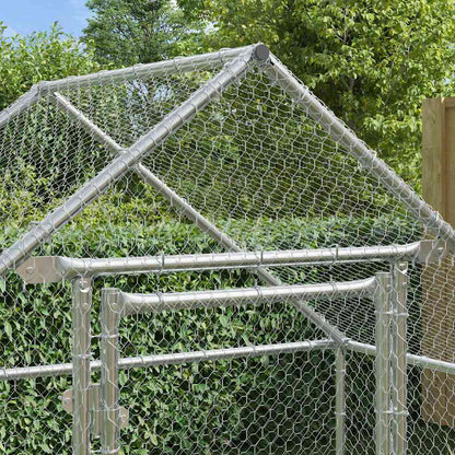 Gabbia per polli Argento 170 x 100 x 177 cm Acciaio zincato