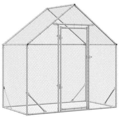 Gabbia per polli Argento 170 x 100 x 177 cm Acciaio zincato