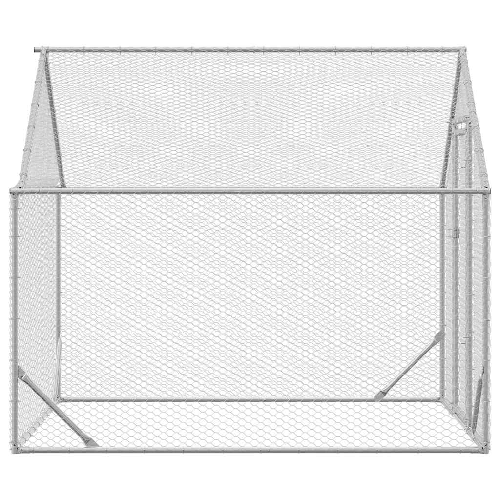 Gabbia per polli Argento 200x170x177cm Acciaio zincato