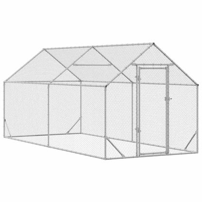 Gabbia per polli Argento 400x170x177cm Acciaio zincato