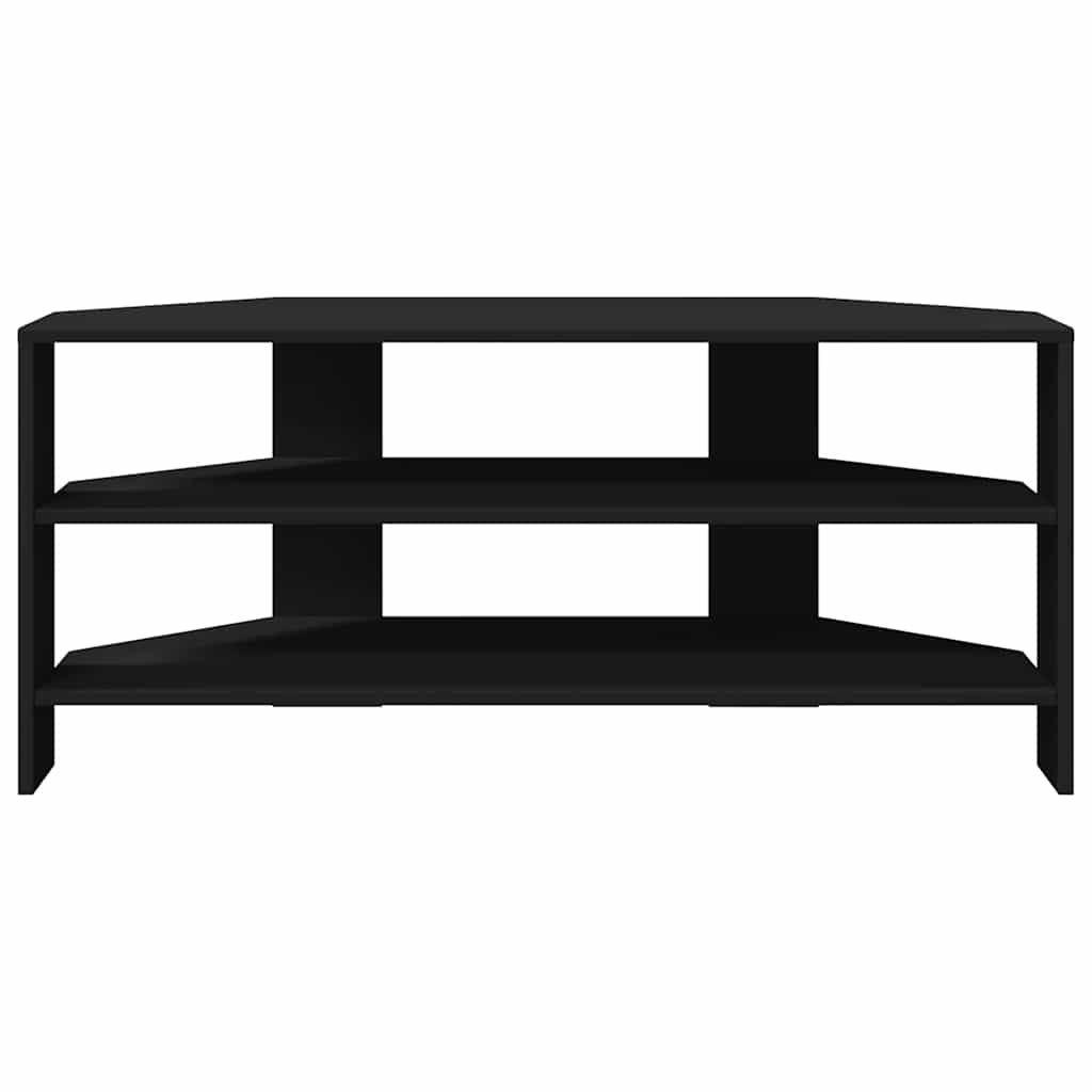 MobileTVAngolare Nero 102x40,5x45cm Legno multistrato