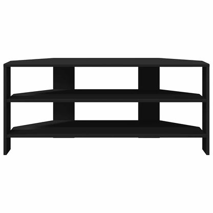 MobileTVAngolare Nero 102x40,5x45cm Legno multistrato