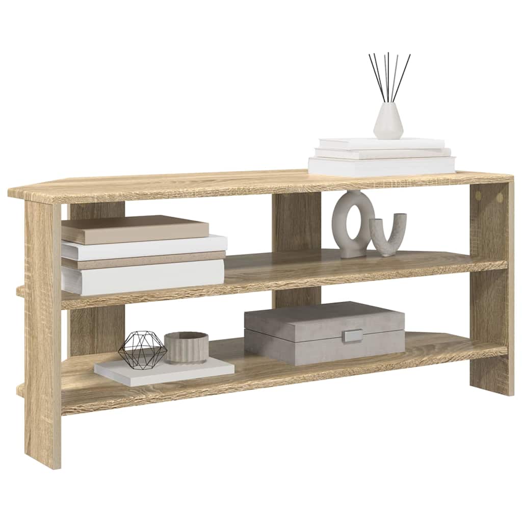 MobileTVAngolare Rovere Sonoma 102x40,5x45cm Legno multistrato