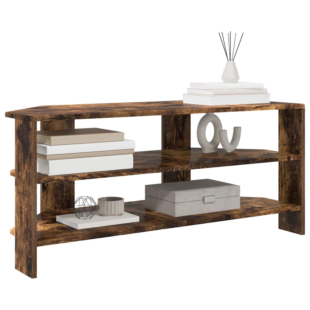 MobileTVAngolare Rovere fumÃ© 102x40,5x45cm Legno multistrato