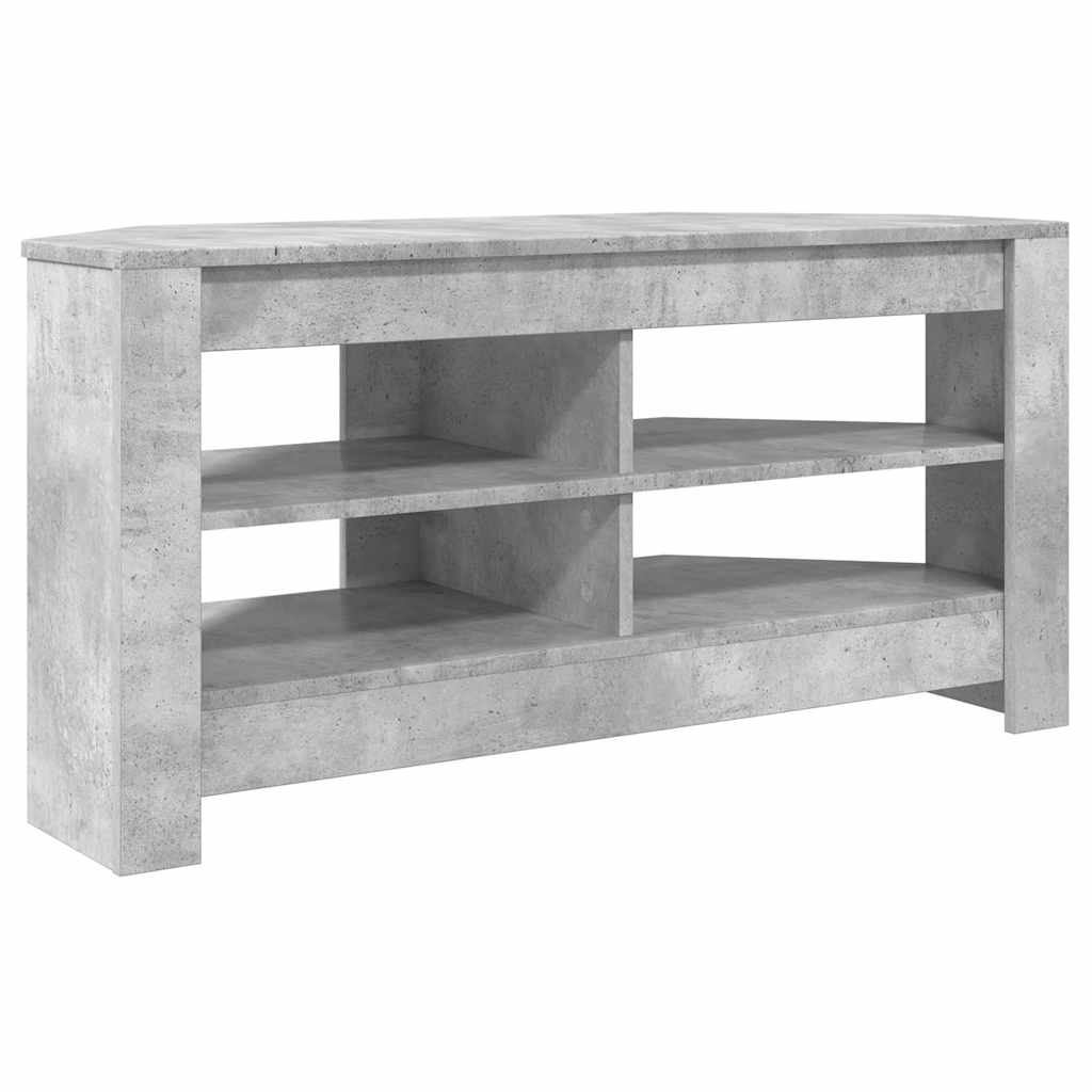 MobileTVAngolare Grigio cemento 102 x 40,5 x 45 cm