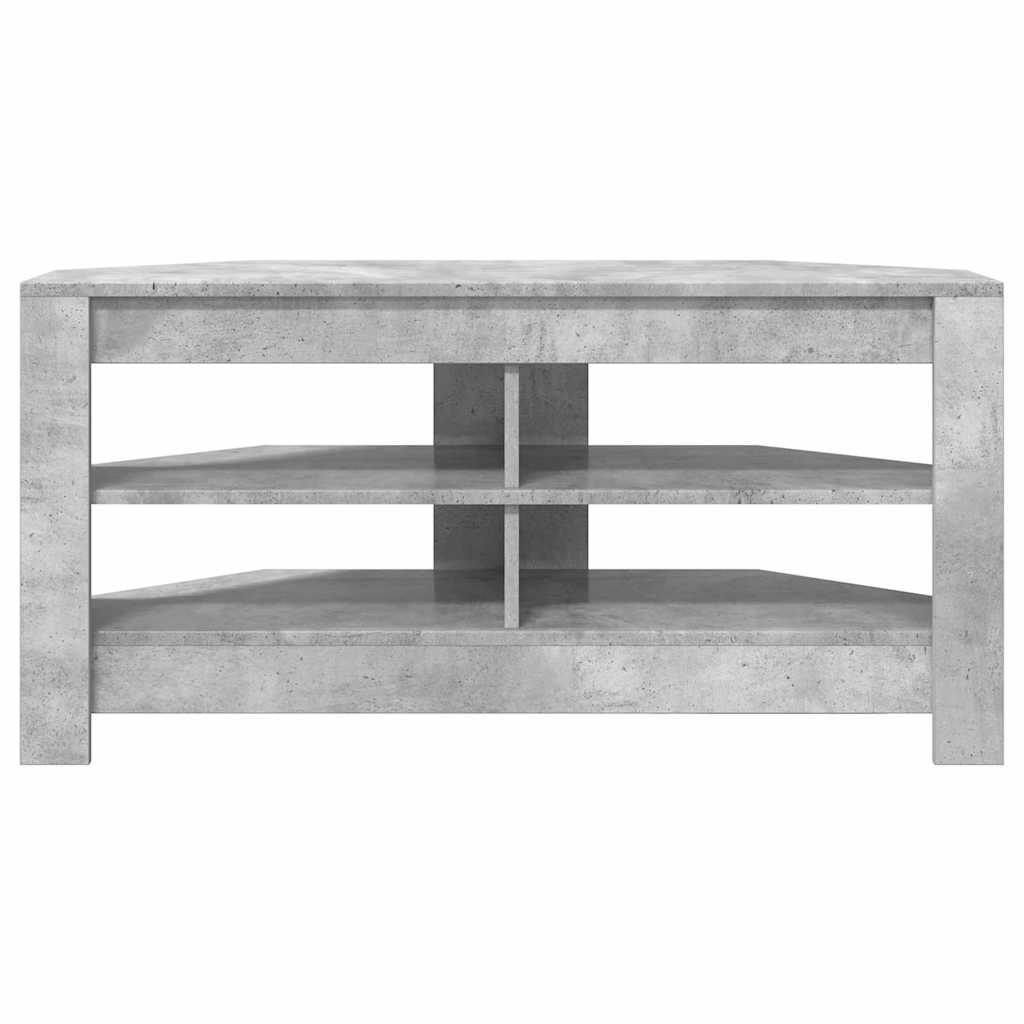 MobileTVAngolare Grigio cemento 102 x 40,5 x 45 cm