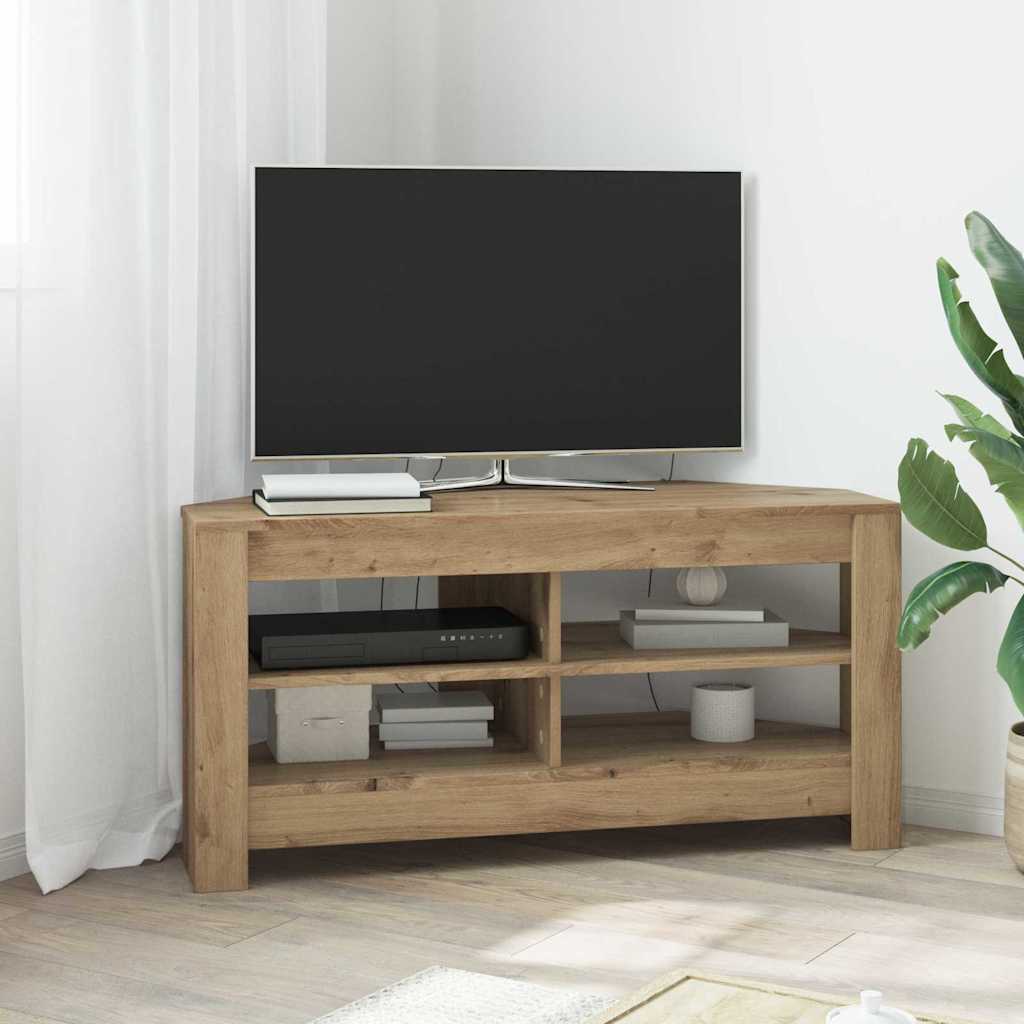 MobileTVAngolare Rovere artigianale 102 x 40,5 x 45 cm