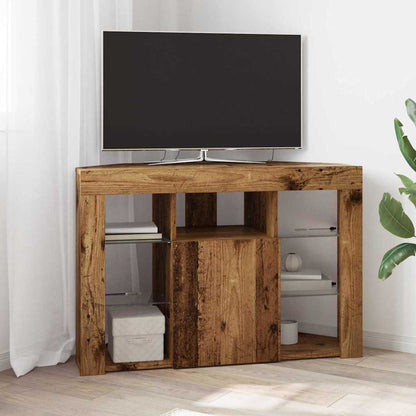 Mobile TV LED Angolare Legno vecchio 100x40x68cm