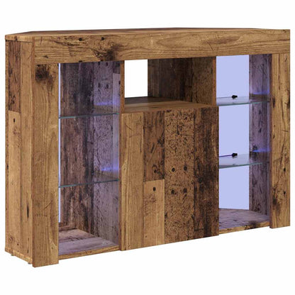 Mobile TV LED Angolare Legno vecchio 100x40x68cm