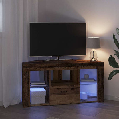 Mobile TV LED Angolare Legno vecchio 100 x 40 x 50 cm