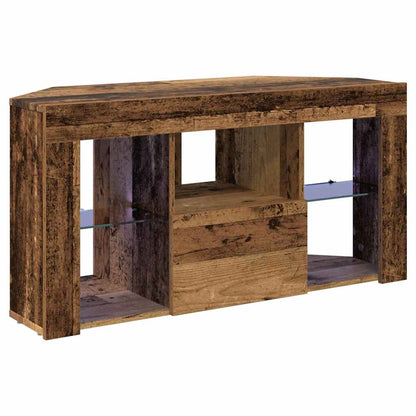 Mobile TV LED Angolare Legno vecchio 100 x 40 x 50 cm