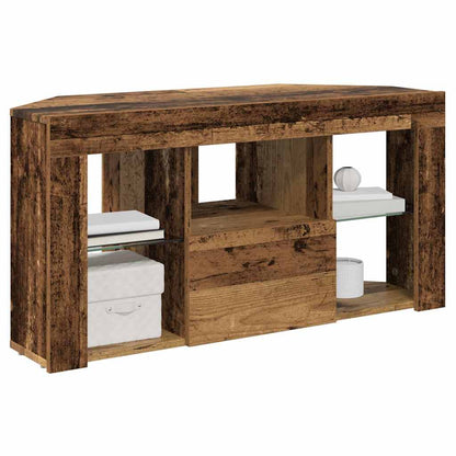 Mobile TV LED Angolare Legno vecchio 100 x 40 x 50 cm