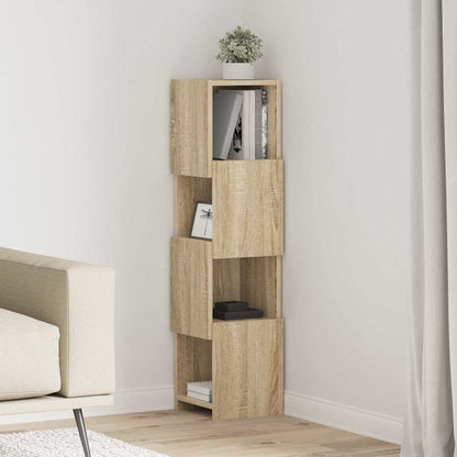 Mobile angolare Rovere Sonoma 25,5x25x102cm Legno multistrato