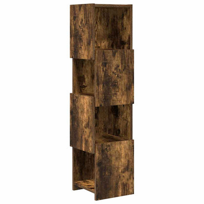 Mobile angolare Rovere fumÃ© 25,5x25x102cm Legno multistrato