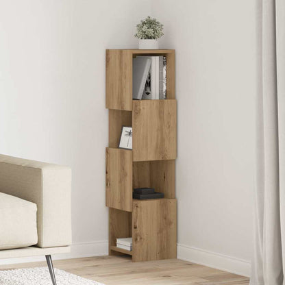 Mobile angolare Rovere artigianale 25,5x25x102cm