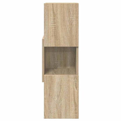 Mobile angolare Rovere Sonoma 25,5x25x80cm Legno multistrato