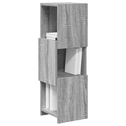 Mobile angolare Grigio Sonoma 25,5x25x80cm Legno multistrato