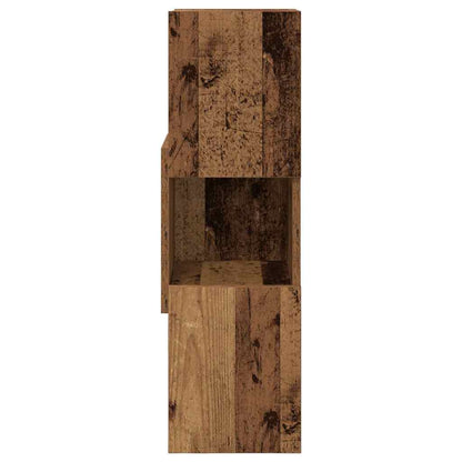 Mobile angolare Legno vecchio 25,5x25x80cm Legno multistrato