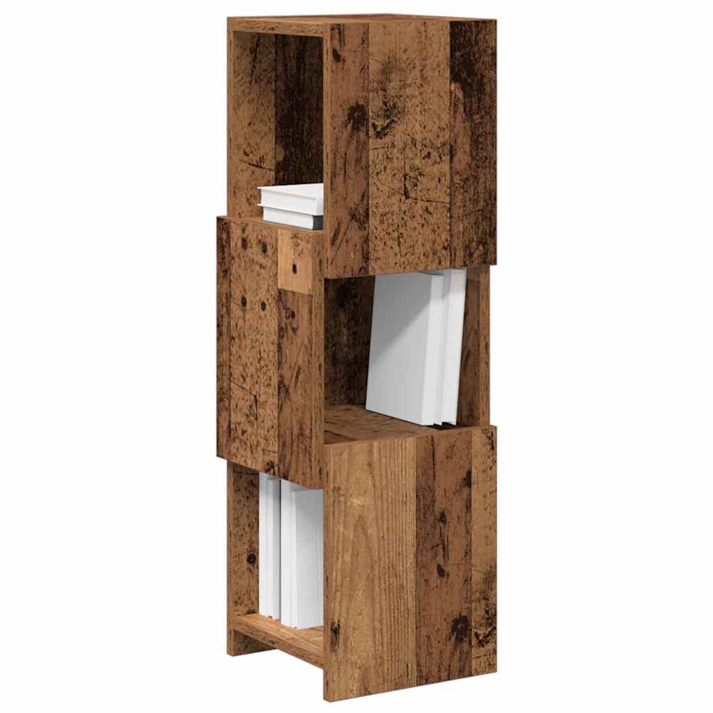 Mobile angolare Legno vecchio 25,5x25x80cm Legno multistrato