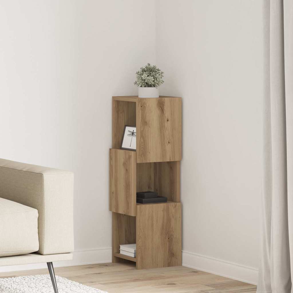 Mobile angolare Rovere artigianale 25,5x25x80cm