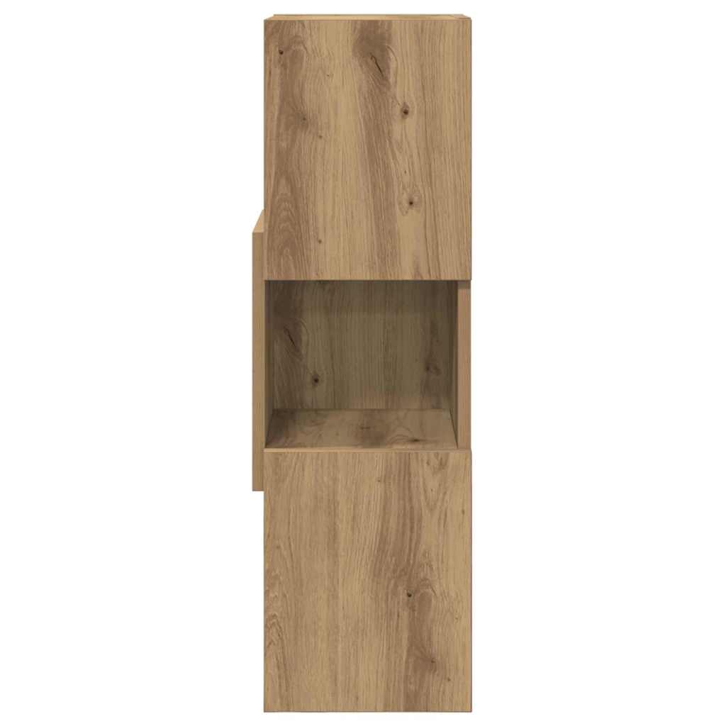 Mobile angolare Rovere artigianale 25,5x25x80cm