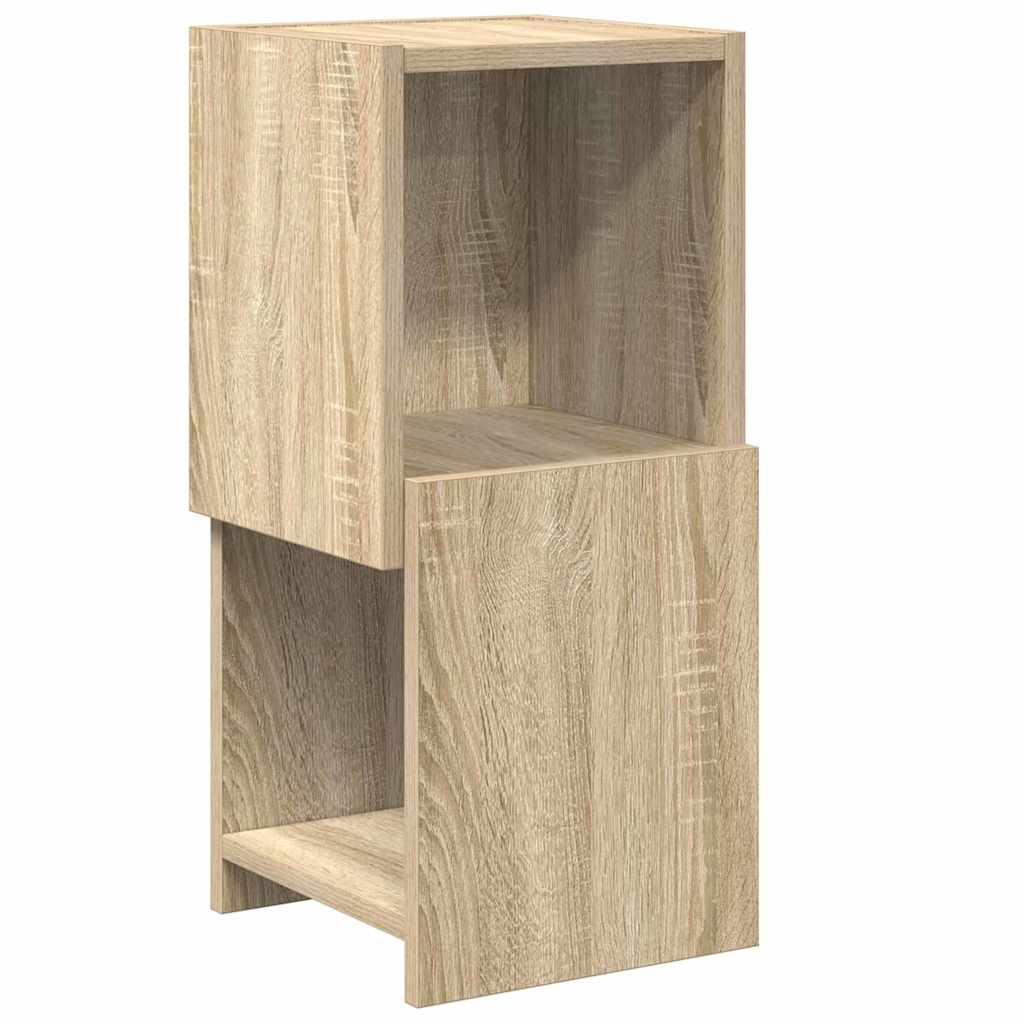 Mobile angolare Rovere Sonoma 25,5x25x55cm Legno multistrato