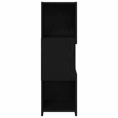 Mobile angolare Rovere Nero 30,5x30x95cm Legno multistrato