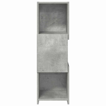 Mobile angolare Grigio cemento 30,5x30x95cm Legno multistrato