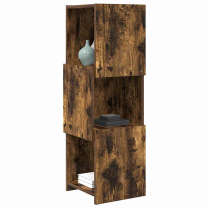 Mobile angolare Rovere fumÃ© 30,5x30x95cm Legno multistrato