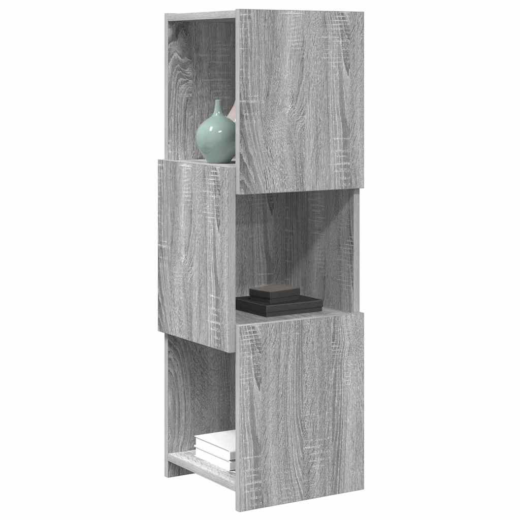 Mobile angolare Grigio Sonoma 30,5x30x95cm Legno multistrato