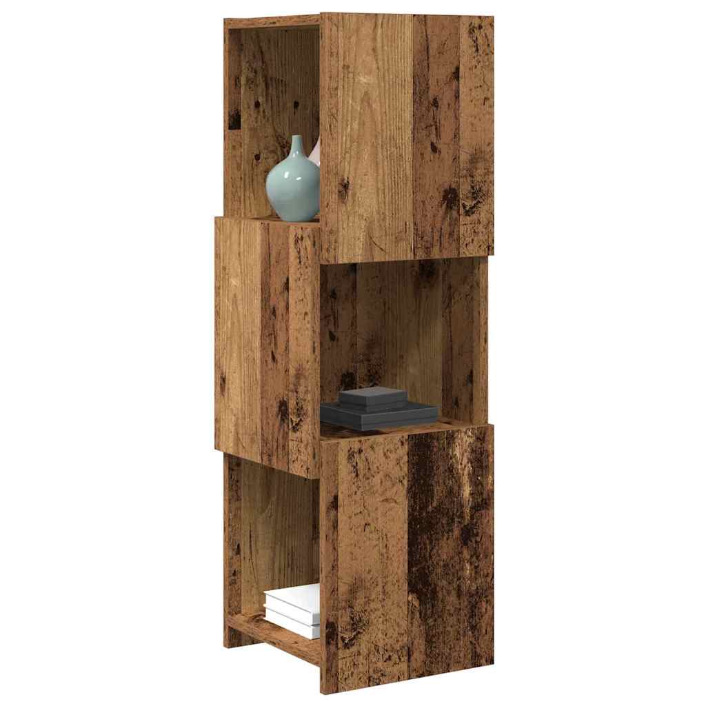 Mobile angolare Legno vecchio 30,5x30x95cm Legno multistrato