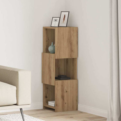 Mobile angolare Rovere artigianale 30,5x30x95cm