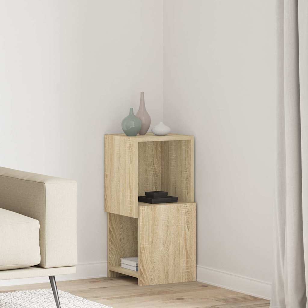 Mobile angolare Rovere Sonoma 30,5x30x65cm Legno multistrato