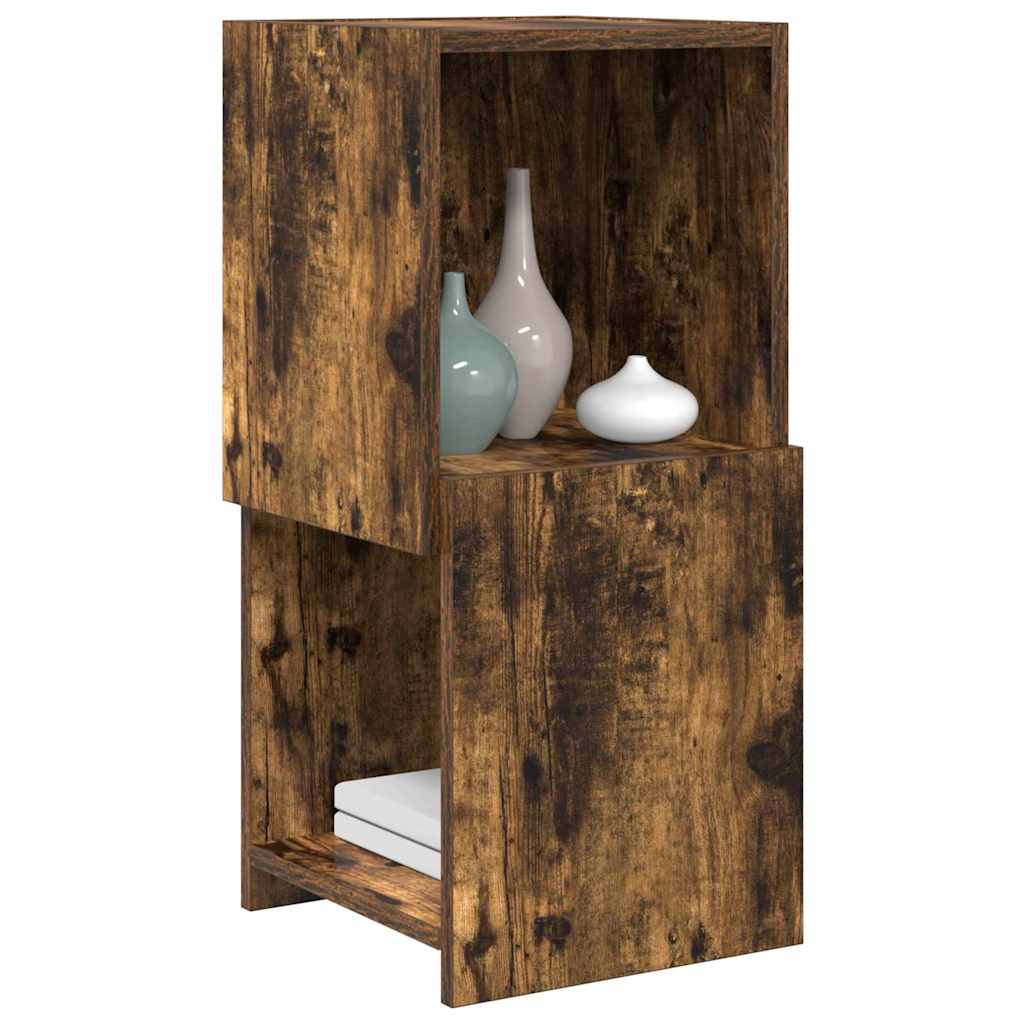 Mobile angolare Rovere fumÃ© 30,5x30x65cm Legno multistrato