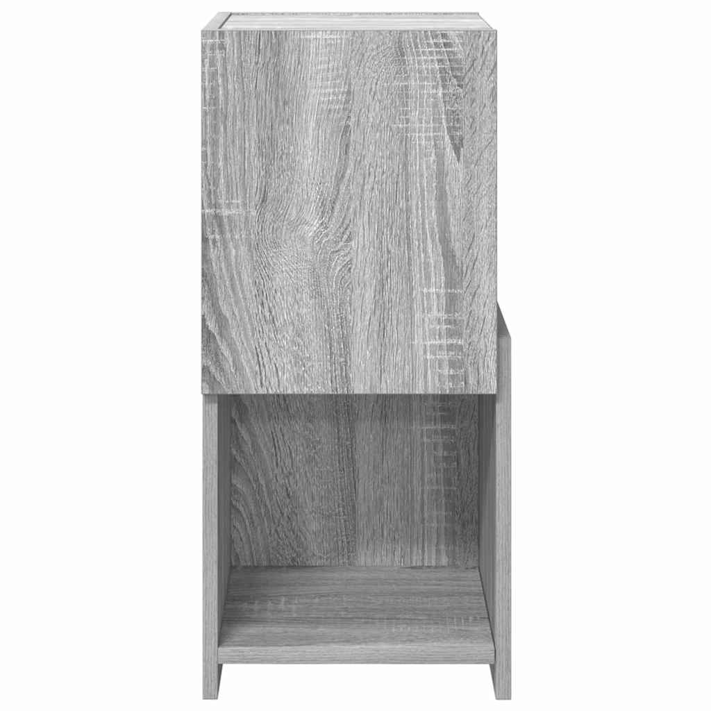Mobile angolare Grigio Sonoma 30,5x30x65cm Legno multistrato