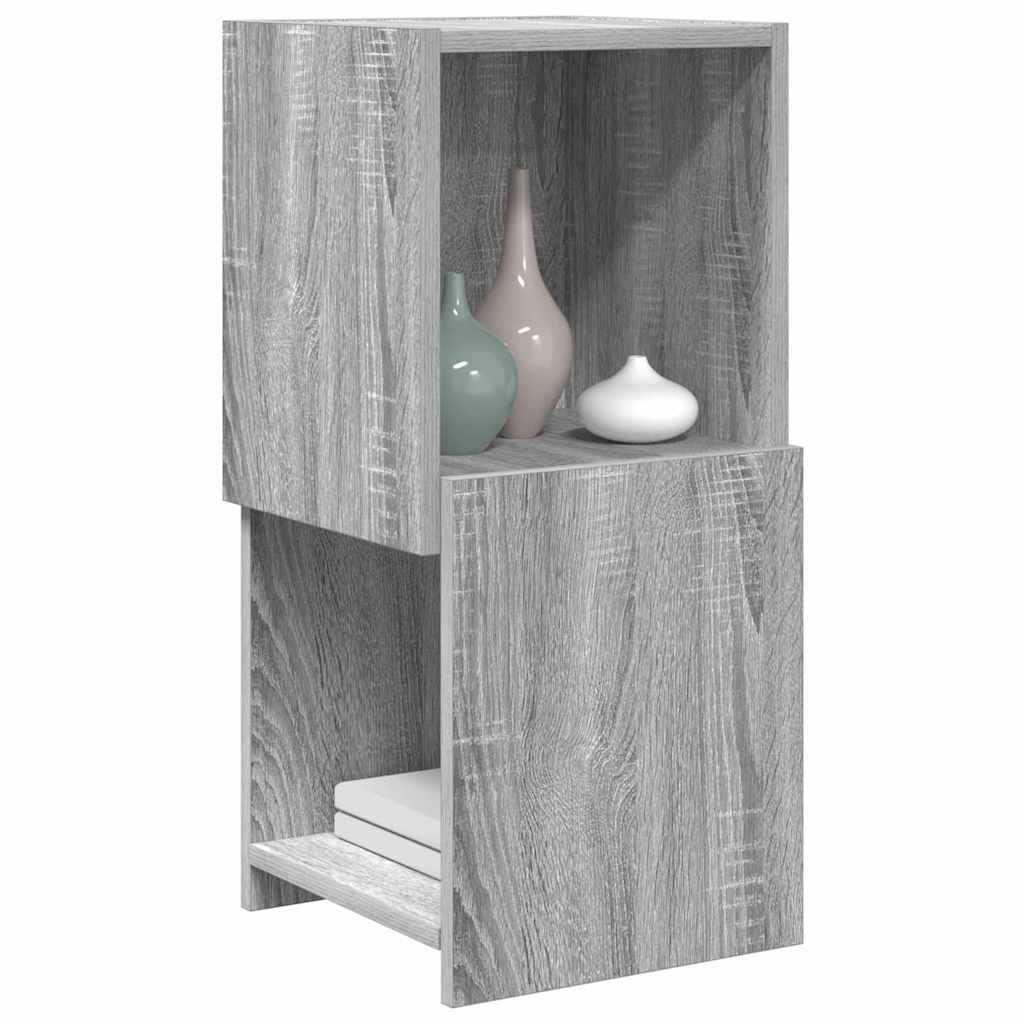 Mobile angolare Grigio Sonoma 30,5x30x65cm Legno multistrato