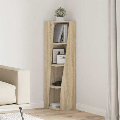 Mobile angolare Rovere Sonoma 27,5x27x102cm Legno multistrato