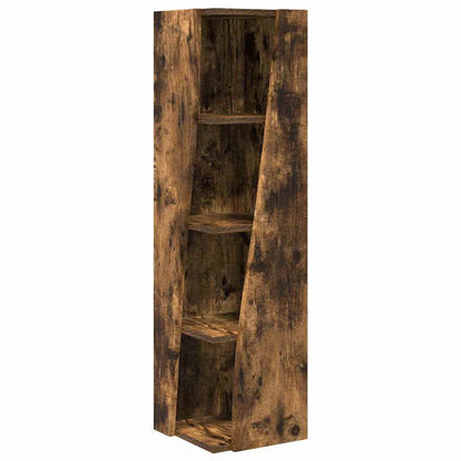 Mobile angolare Rovere fumÃ© 27,5x27x102cm Legno multistrato