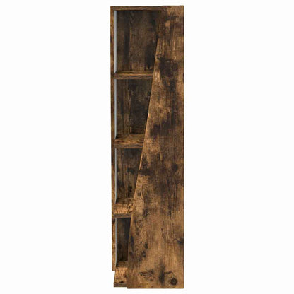 Mobile angolare Rovere fumÃ© 27,5x27x102cm Legno multistrato