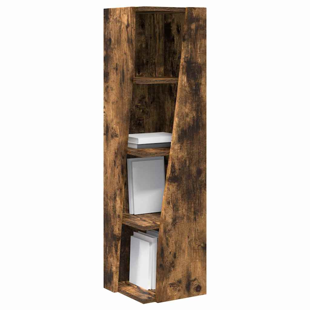 Mobile angolare Rovere fumÃ© 27,5x27x102cm Legno multistrato