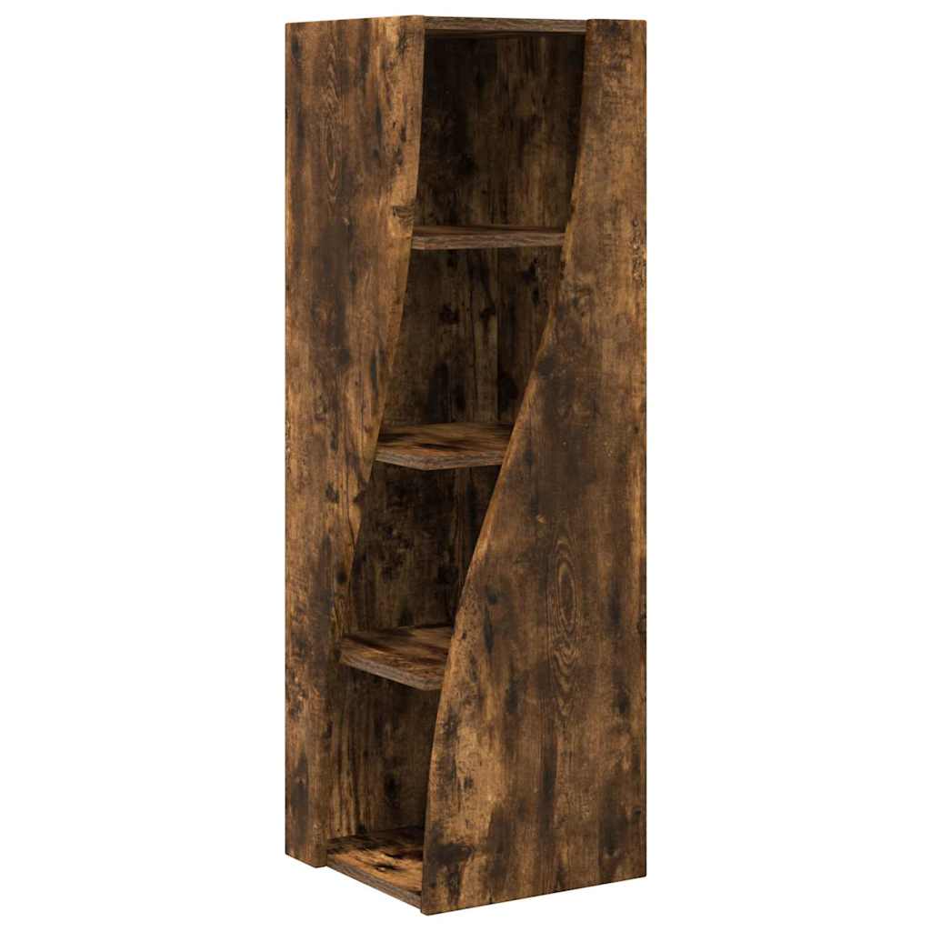 Mobile angolare Rovere fumÃ© 32x32x102cm Legno multistrato