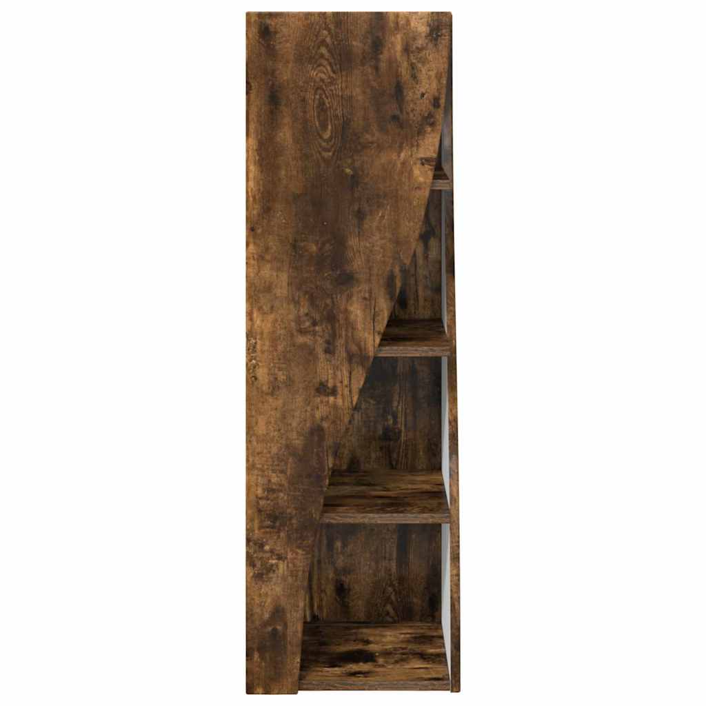 Mobile angolare Rovere fumÃ© 32x32x102cm Legno multistrato
