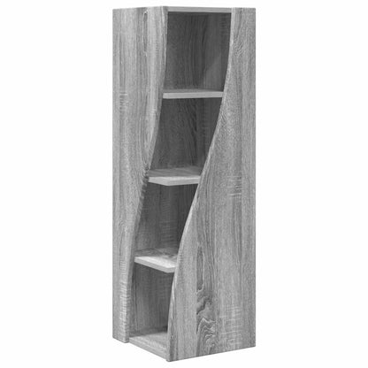 Mobile angolare Grigio Sonoma 32x32x102cm Legno multistrato