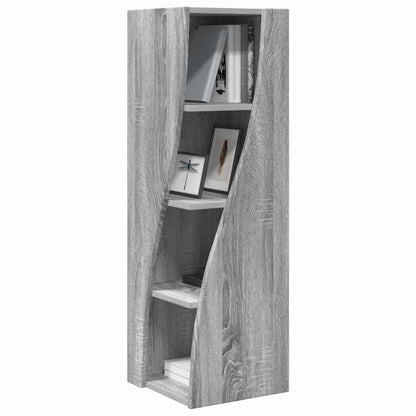 Mobile angolare Grigio Sonoma 32x32x102cm Legno multistrato