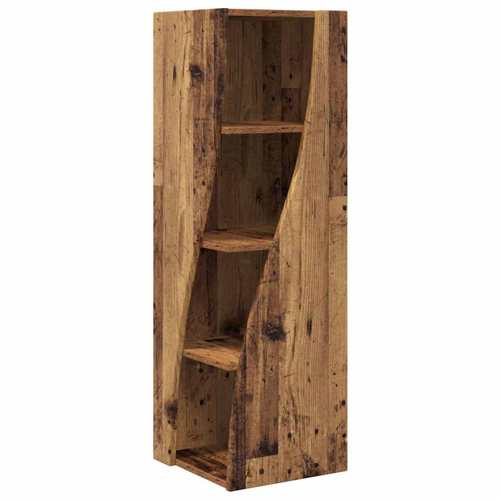 Mobile angolare Legno vecchio 32x32x102cm Legno multistrato