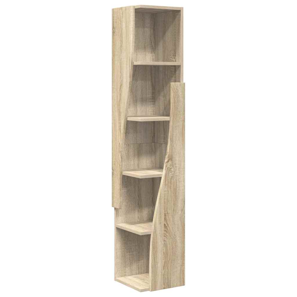Mobile angolare Rovere Sonoma 27,5x27x140cm Legno multistrato