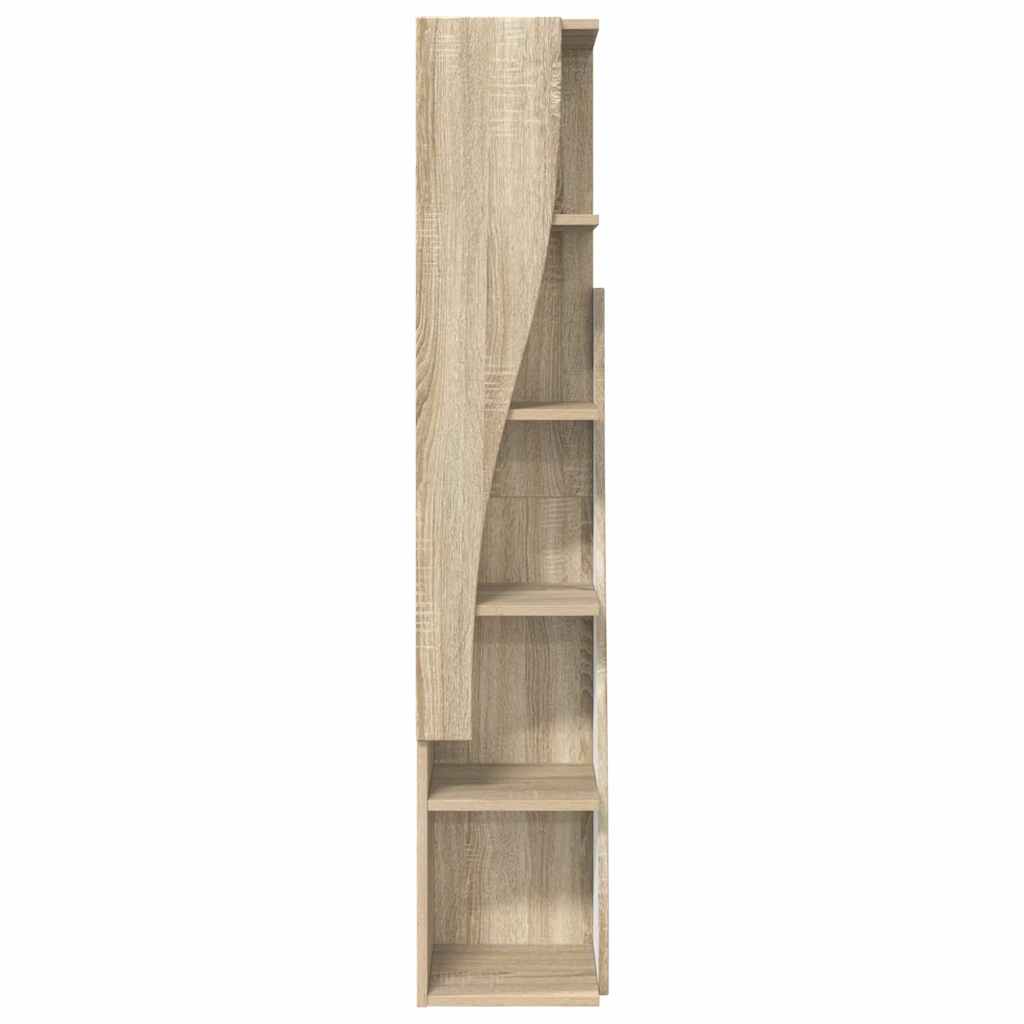 Mobile angolare Rovere Sonoma 27,5x27x140cm Legno multistrato