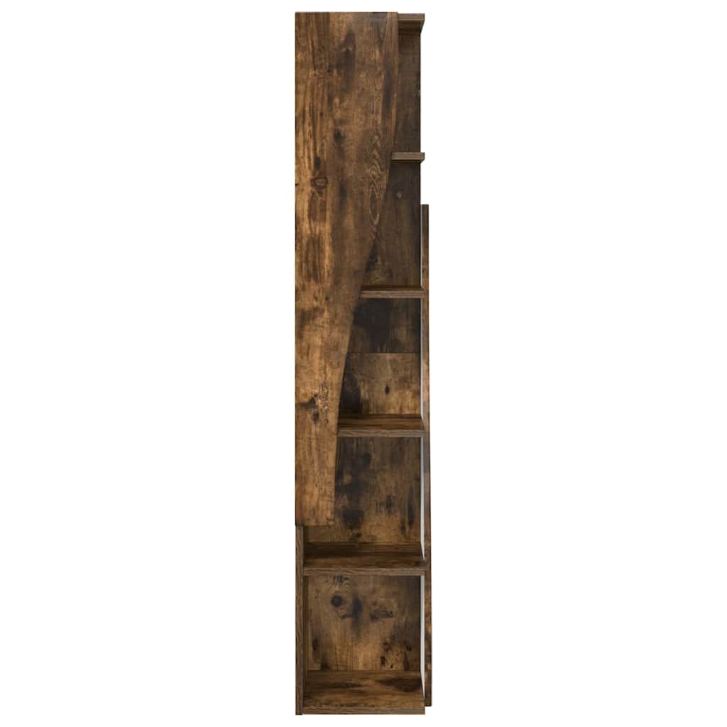 Mobile angolare Rovere fumÃ© 27,5x27x140cm Legno multistrato