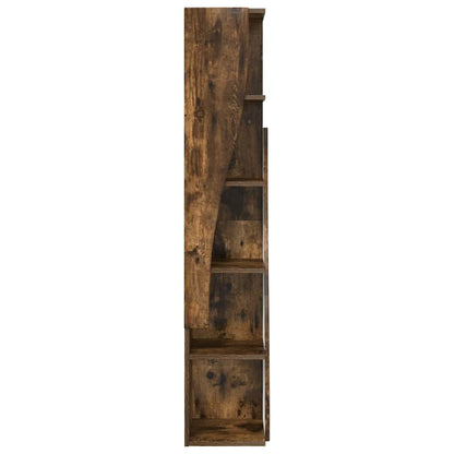 Mobile angolare Rovere fumÃ© 27,5x27x140cm Legno multistrato