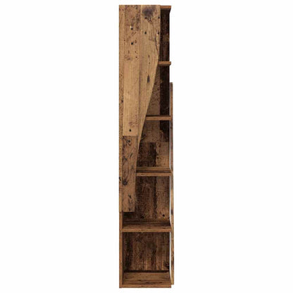 Mobile angolare Legno vecchio 27,5x27x140cm Legno multistrato